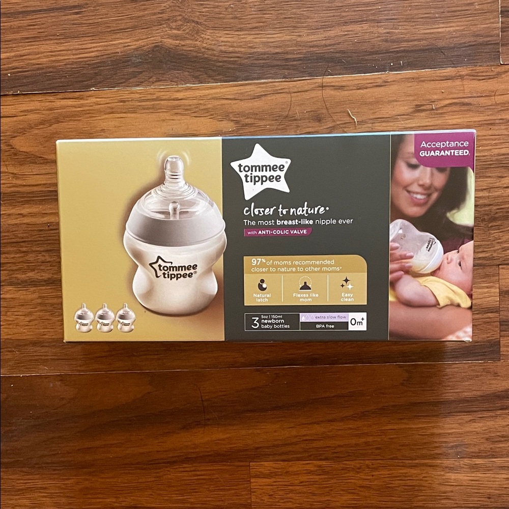 Tommee Tippee Closer to Nature Baby Bottle - Cream